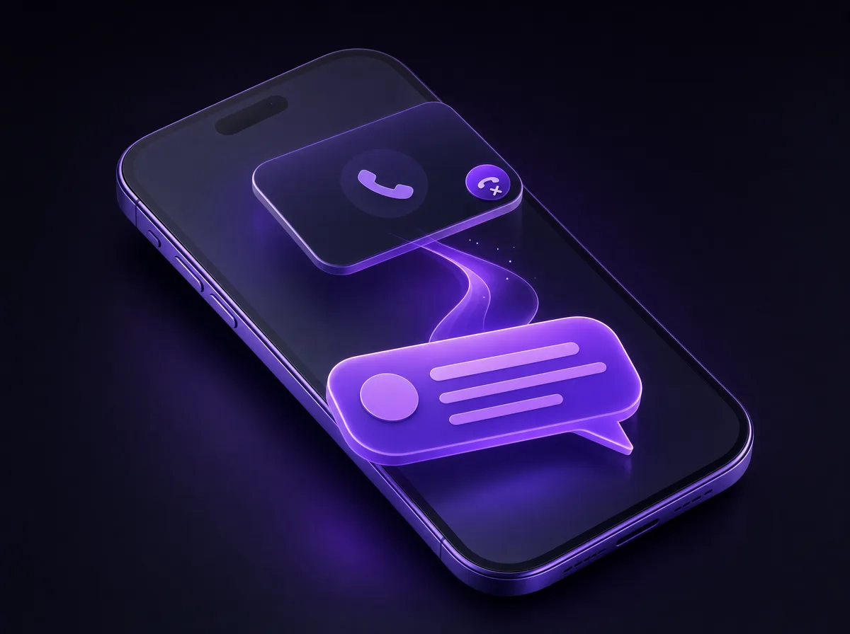 Missed Call Text Back illustration